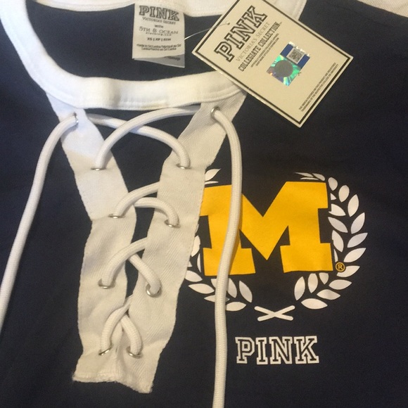 *Victoria’s Secret Pink University of Michigan Tee - Picture 2 of 3